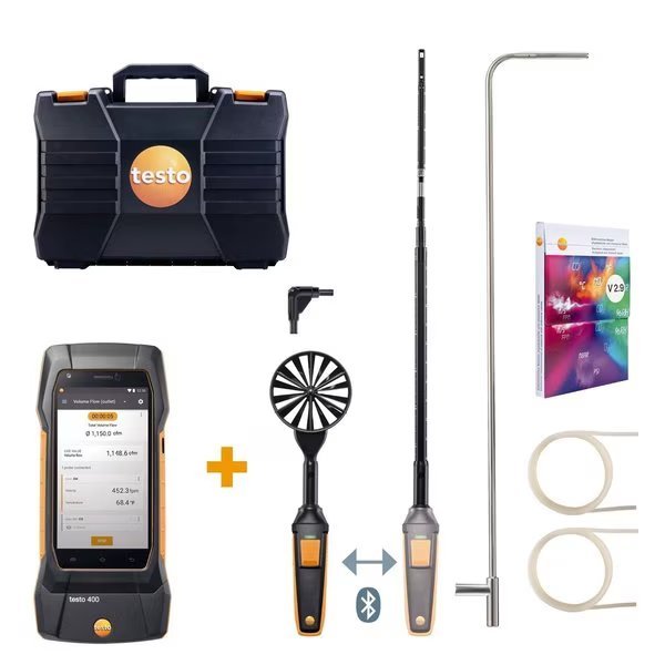 Testo 400 air flow kit, Testo, Mfr#: 0563 0407